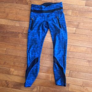 blue leggings with pockets